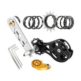 Maxbell Mountain Bike Single Speed Conversion Kit Bicycle Components Chain Tensioner 14T Silver