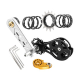 Maxbell Mountain Bike Single Speed Conversion Kit Bicycle Components Chain Tensioner 14T Silver
