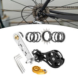Maxbell Mountain Bike Single Speed Conversion Kit Bicycle Components Chain Tensioner 14T Silver