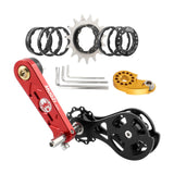 Maxbell Mountain Bike Single Speed Conversion Kit Bicycle Components Chain Tensioner 15T Red