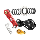 Maxbell Mountain Bike Single Speed Conversion Kit Bicycle Components Chain Tensioner 15T Red