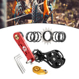Maxbell Mountain Bike Single Speed Conversion Kit Bicycle Components Chain Tensioner 15T Red