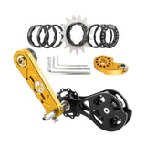 Maxbell Mountain Bike Single Speed Conversion Kit Bicycle Components Chain Tensioner 15T Gold
