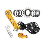 Maxbell Mountain Bike Single Speed Conversion Kit Bicycle Components Chain Tensioner 15T Gold