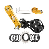 Maxbell Mountain Bike Single Speed Conversion Kit Bicycle Components Chain Tensioner 15T Gold