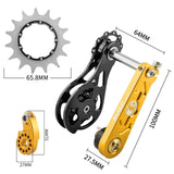 Maxbell Mountain Bike Single Speed Conversion Kit Bicycle Components Chain Tensioner 15T Gold