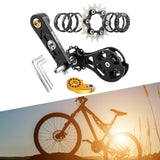 Maxbell Bike Chain Tensioner Single Speed Bicycle Tensioner Cycling Chain Tensioners 18T Black