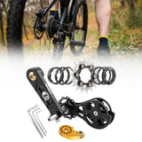 Maxbell Bike Chain Tensioner Single Speed Bicycle Tensioner Cycling Chain Tensioners 18T Black