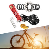 Maxbell Bike Chain Tensioner Single Speed Bicycle Tensioner Cycling Chain Tensioners 18T Red