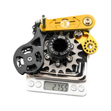 Maxbell Bike Chain Tensioner Single Speed Bicycle Tensioner Cycling Chain Tensioners 18T Gold