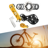Maxbell Bike Chain Tensioner Single Speed Bicycle Tensioner Cycling Chain Tensioners 18T Gold