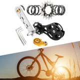 Maxbell Bike Chain Tensioner Single Speed Bicycle Tensioner Cycling Chain Tensioners 18T Silver