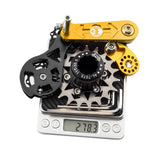 Maxbell Bike Chain Tensioner Single Speed Bicycle Tensioner Cycling Chain Tensioners 19T Gold