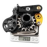 Maxbell Bike Single Speed Conversion Kit Cycling Accessories Repair Chain Tensioners Black 16T