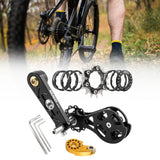 Maxbell Bike Single Speed Conversion Kit Cycling Accessories Repair Chain Tensioners Black 16T