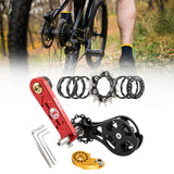 Maxbell Bike Single Speed Conversion Kit Cycling Accessories Repair Chain Tensioners Red 16T