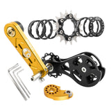 Maxbell Bike Single Speed Conversion Kit Cycling Accessories Repair Chain Tensioners Gold 16T
