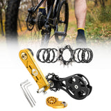 Maxbell Bike Single Speed Conversion Kit Cycling Accessories Repair Chain Tensioners Gold 16T