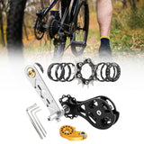 Maxbell Bike Single Speed Conversion Kit Cycling Accessories Repair Chain Tensioners Silver 16T