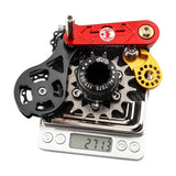 Maxbell Bike Single Speed Conversion Kit Cycling Accessories Repair Chain Tensioners Red 17T