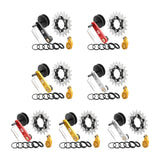 Maxbell Bike Chain Tensioner Rear Derailleur Chain Tensioner Stabilizer Single Speed 18T Red