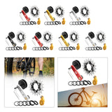 Maxbell Bike Chain Tensioner Rear Derailleur Chain Tensioner Stabilizer Single Speed 18T Red