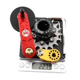 Maxbell Bike Chain Tensioner Rear Derailleur Chain Tensioner Stabilizer Single Speed 18T Red