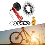 Maxbell Bike Chain Tensioner Rear Derailleur Chain Tensioner Stabilizer Single Speed 18T Red