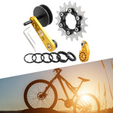 Maxbell Bike Chain Tensioner Rear Derailleur Chain Tensioner Stabilizer Single Speed 18T Gold