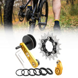 Maxbell Bike Chain Tensioner Rear Derailleur Chain Tensioner Stabilizer Single Speed 18T Gold
