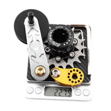 Maxbell Bike Chain Tensioner Rear Derailleur Chain Tensioner Stabilizer Single Speed 18T Silver