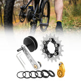 Maxbell Bike Chain Tensioner Rear Derailleur Chain Tensioner Stabilizer Single Speed 18T Silver