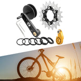 Maxbell Bike Chain Tensioner Rear Derailleur Chain Tensioner Stabilizer Single Speed 19T Black