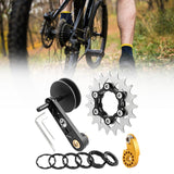 Maxbell Bike Chain Tensioner Rear Derailleur Chain Tensioner Stabilizer Single Speed 19T Black