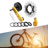 Maxbell Bike Chain Tensioner Rear Derailleur Chain Tensioner Stabilizer Single Speed 19T Gold