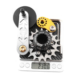 Maxbell Bike Chain Tensioner Rear Derailleur Chain Tensioner Stabilizer Single Speed 19T Silver