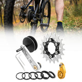 Maxbell Bike Chain Tensioner Rear Derailleur Chain Tensioner Stabilizer Single Speed 19T Silver