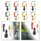 Maxbell Bike Chain Tensioner Single Speed Aluminum Chain Stabilizer for Folding Bike Style A