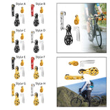 Maxbell Bike Chain Tensioner Single Speed Aluminum Chain Stabilizer for Folding Bike Style A