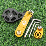 Maxbell Bike Chain Tensioner Single Speed Aluminum Chain Stabilizer for Folding Bike Style C