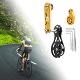 Maxbell Bike Chain Tensioner Single Speed Aluminum Chain Stabilizer for Folding Bike Style C