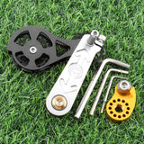 Maxbell Bike Chain Tensioner Single Speed Aluminum Chain Stabilizer for Folding Bike Style D