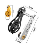 Maxbell Bike Chain Tensioner Single Speed Aluminum Chain Stabilizer for Folding Bike Style D