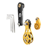 Maxbell Bike Chain Tensioner Single Speed Aluminum Chain Stabilizer for Folding Bike Style E