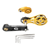 Maxbell Bike Chain Tensioner Single Speed Aluminum Chain Stabilizer for Folding Bike Style E