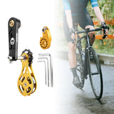Maxbell Bike Chain Tensioner Single Speed Aluminum Chain Stabilizer for Folding Bike Style E