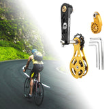 Maxbell Bike Chain Tensioner Single Speed Aluminum Chain Stabilizer for Folding Bike Style E