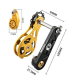 Maxbell Bike Chain Tensioner Single Speed Aluminum Chain Stabilizer for Folding Bike Style E