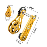 Maxbell Bike Chain Tensioner Single Speed Aluminum Chain Stabilizer for Folding Bike Style G