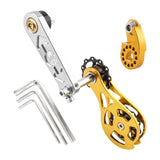 Maxbell Bike Chain Tensioner Single Speed Aluminum Chain Stabilizer for Folding Bike Style H